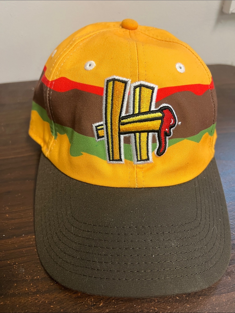 MLB Kids Hartford Yard Goats Steamed Cheeseburger Baseball Hat